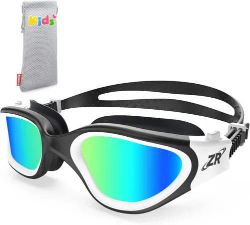 ZIONOR Gafas de natación para niños, G1 MINI con protección UV, polarizadas, antivaho, para edades de 6 a 14 años