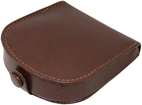 Vista 2 de Visconti TRY-5 - Bandeja de cuero suave y suave para monedero, Marrón, Bandeja para monederosoporte para cambio