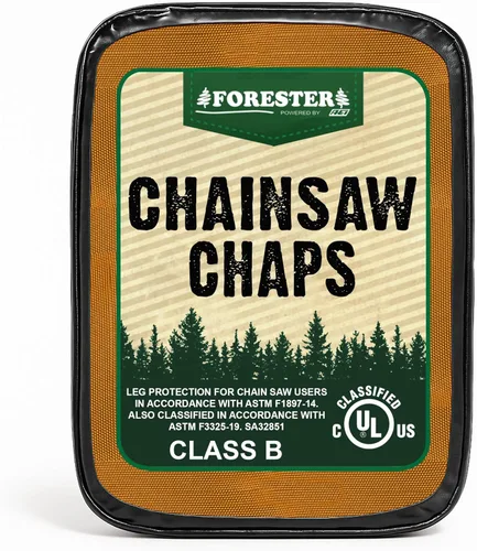 Vista 2 de FORESTER Chainsaw Chaps for Men & Women Apron-Style Chaps with Pocket & Adjustable Waist Chainsaw Safety Equipment