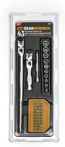 Vista 9 de GEARWRENCH 43 Pc. Juego de herramientas mecánicas de cabeza delgada métrica estándar de 6 puntos - 81031