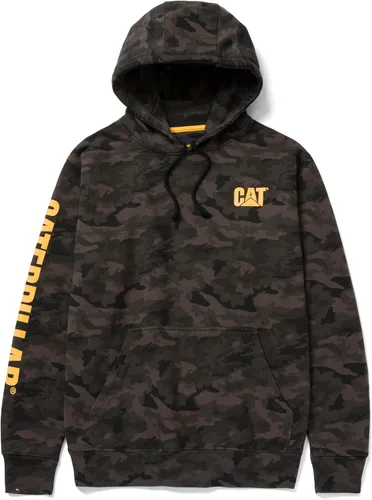 Vista 15 de CAT Workwear Sudadera con Capucha Caterpillar Trademark Banner para Hombre Negro