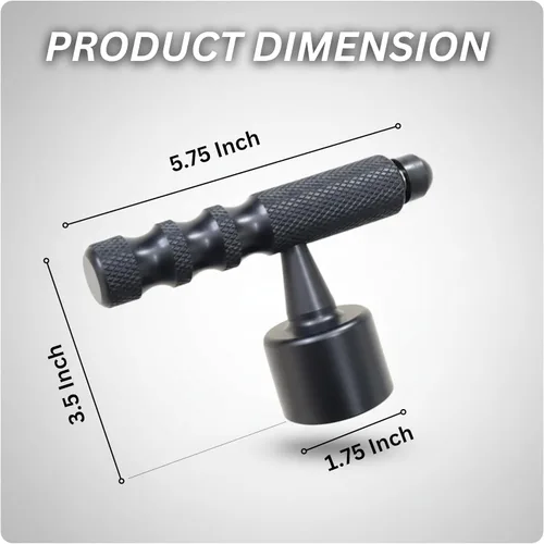 Vista 4 de SmartstickX Mango en forma de T para bastón de autodefensa, agarre mejorado, soporte mejorado para caminatas largas, ajuste duradero y cómodo