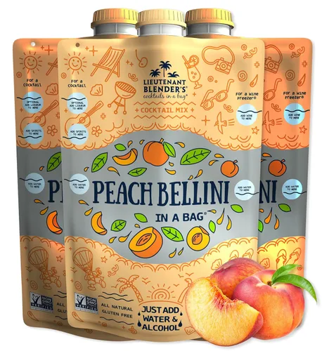 Vista 12 de Lt. Blender's, Pina Colada in a Bag - Bolsa de 1/2 galón, mezcla para hacer bebida de piña colada (paquete de 4)