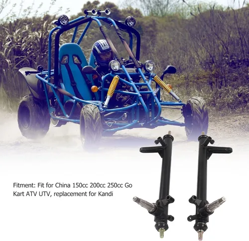 Vista 3 de UTV, puntal de dirección para nudillos, 1 par de accesorios para bicicleta cuádruple, resistente, 16.535 in para kart