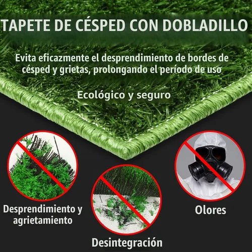 Vista 5 de Hompet Almohadillas de césped para perros de 28 x 18 pulgadas, almohadillas de entrenamiento de césped para cachorros, fáciles de limpiar