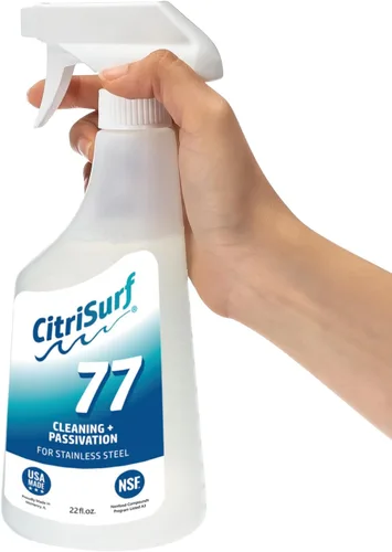 Vista 5 de Limpiador de pasivación de acero inoxidable CitriSurf® 77, grado comercial (22 onzas)
