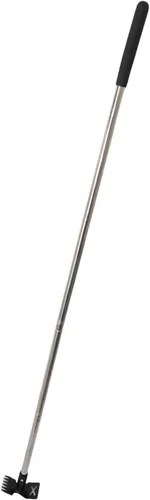 Vista 7 de Walfront Rastrillo manual de malezas 2 en 1 y azada de jardín, herramienta de mango largo de aleación de aluminio para un cuidado eficaz del césped