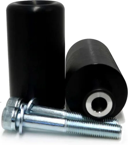 Shogun Yam MT-03 MT 03 MT03 2016 2017 2018 2019 2020 2021 2022 2023 - Deslizadores de marco sin corte negro - 750-6149 - Fabricado en los Estados