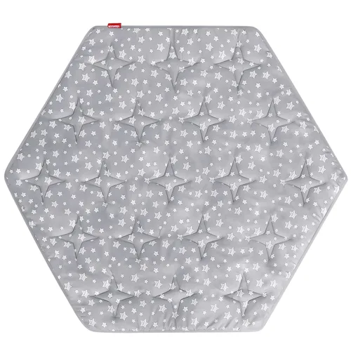 Vista 14 de Tapete de Colchón Hexagonal para Corralito Azul, Tapete Antideslizante para Corralito para Regalo Play Yard Corralito de 6 Paneles, Compatible
