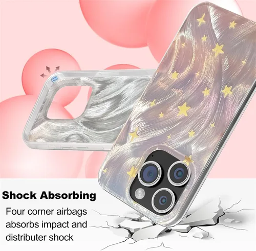 Vista 648 de I-MGAE-IN-AR - Funda diseñada para iPhone 12 y 12 Pro, diseño de mariposa plateada brillante, funda protectora de poliuretano termoplástico, suave