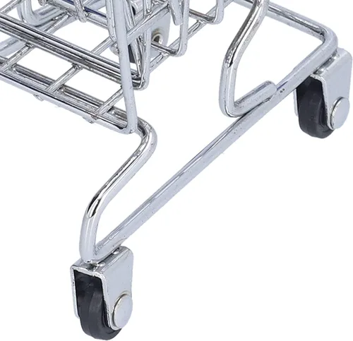Vista 8 de Dpofirs Mini carrito de supermercado, carrito de compras, carrito de supermercado, mini carrito de compras, mini juguete de almacenamiento