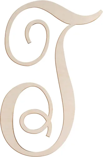 Vista 23 de Letras de madera cursivas para decoración de pared, letras grandes de madera de 14 pulgadas, monograma sin terminar, letras de madera, manualidades