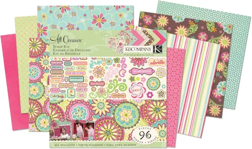 K&Company Razzle Dazzle - Kit de álbumes de recortes, 8-1/2 x 8-1/2 pulgadas