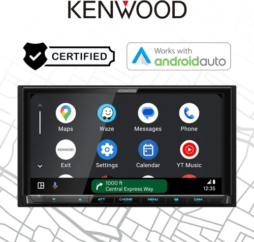 Vista 3 de KENWOOD DMX9708S Pantalla táctil capacitiva de 6.95 pulgadas, estéreo para automóvil, CarPlay inalámbrico e inalámbrico y Android Auto, Bluetooth