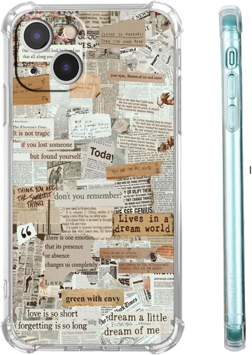 Vista 6 de Funda con diseño de flores de gato para iPhone 13 Mini, diseño estético de animales lindos, funda completa de TPU suave para iPhone 13 Mini Flor