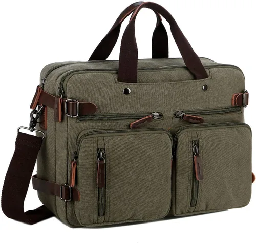 Vista 8 de BAOSHA Maletín convertible Mochila de 17 pulgadas para portátil Maletín de negocios HB-22