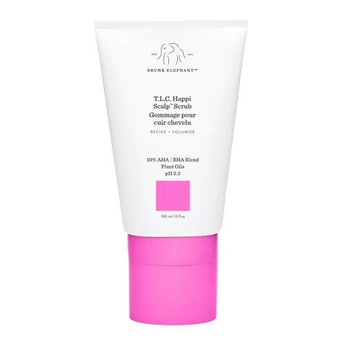 Drunk Elephant T.L.C. Happi - Exfoliante para el cuero cabelludo – 6.1 fl oz/6 fl oz – Clean Clinical – Sin sulfatos – Libre de crueldad animal –