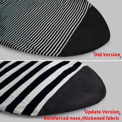 Vista 3 de UCEDER Funda de calcetín para tabla de surf, bolsa elástica ligera para protección solar, funda plegable para calcetines de tabla de surf, perfecta