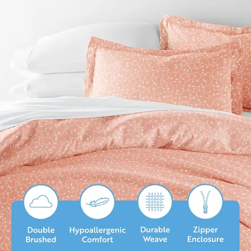 Vista 452 de Linen Market Funda de edredón individual para cama individual – Experimenta una comodidad similar a un hotel con una suavidad inigualable