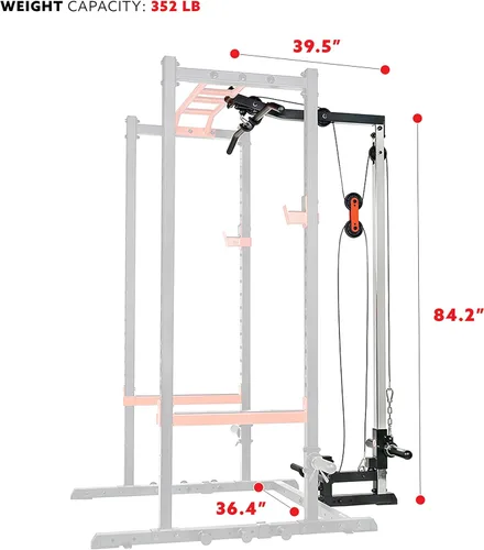 Vista 17 de Sunny Health & Fitness Power Zone - Jaula de potencia