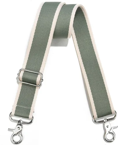Vista 95 de Correa de Bolso Ancha Correa de Hombro Ajustable Correa de Repuesto Cruzada Correa de Bolso de Hardware Plateado