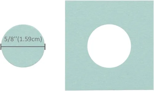 Vista 2 de Bira Craft Punzón de palanca con forma de círculo de 58 pulgadas para manualidades de papel, álbumes de recortes..