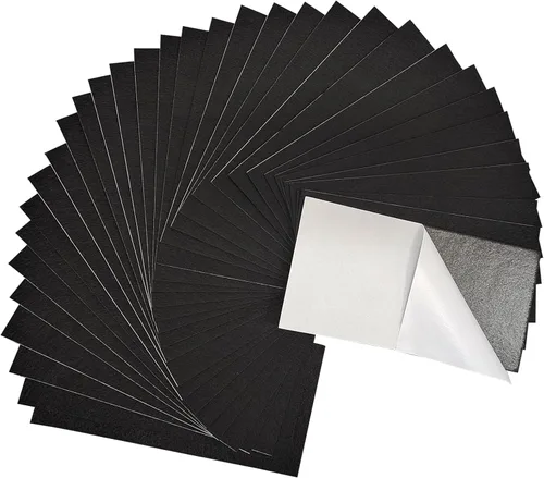 Vista 14 de Jtnohx Hojas de fieltro autoadhesivas, fieltro con parte trasera adhesiva, 33 piezas de 10 cm x 20 cm hojas rígidas, 33 colores hoja rígida