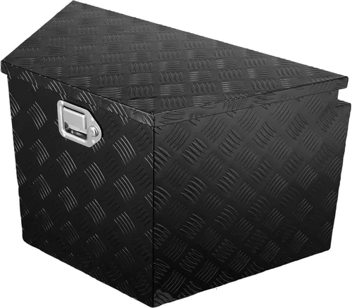 Vista 9 de VEVOR Caja de Lengüeta para Remolque, Caja de Herramientas de Placa Diamantada de Aleación de Aluminio, Caja de Herramientas Resistente Tuckbed