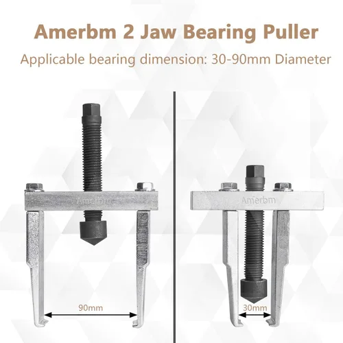 Vista 5 de Extractor de Rodamientos de Dos Mandíbulas Ajustable 30mm - 90mm Herramienta de Extracción para Diseños Especiales para Espacios Estrechos, Pequeños