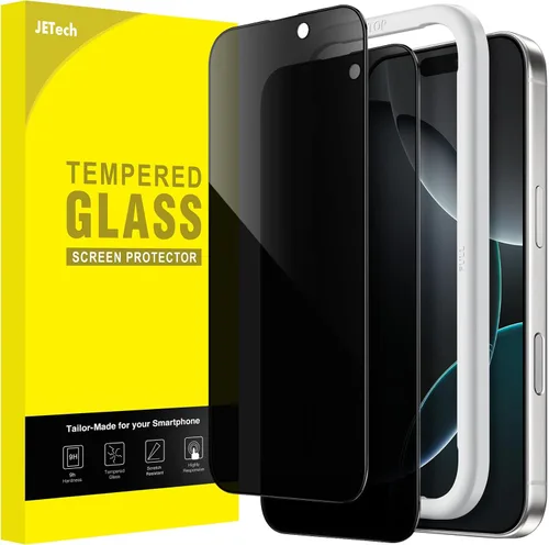 Vista 11 de JETech Protector de pantalla de privacidad para iPhone 11 Pro/Xs/X, paquete