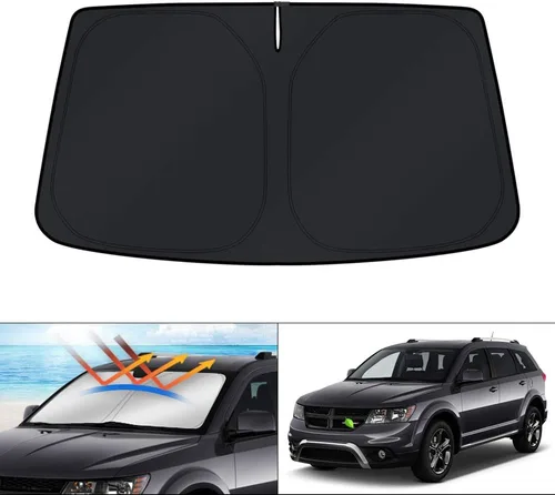 Vista 250 de KUST Parasol para parabrisas para Ford Fusion 2013-2020 2021, accesorios, pantalla de ventana, protector de visera solar, plegable, bloquea