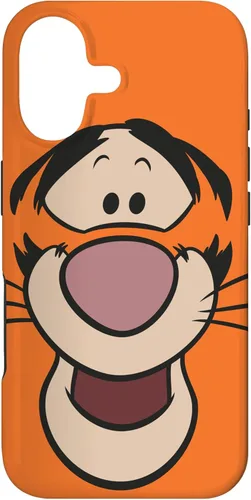 Vista 32 de Carcasa naranja brillante para iPhone 13 Pro Max Disney Winnie the Pooh Tigger Face