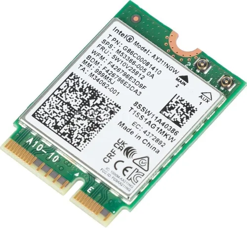Vista 37 de Adaptador Wi-Fi M.2 Legacy para Intel 9461 Wireless-AC WiFi de 433 Mbps con Bluetooth 5.1 Tarjeta de red de 2.4 GHz y 5 GHz Diseñado para CPU