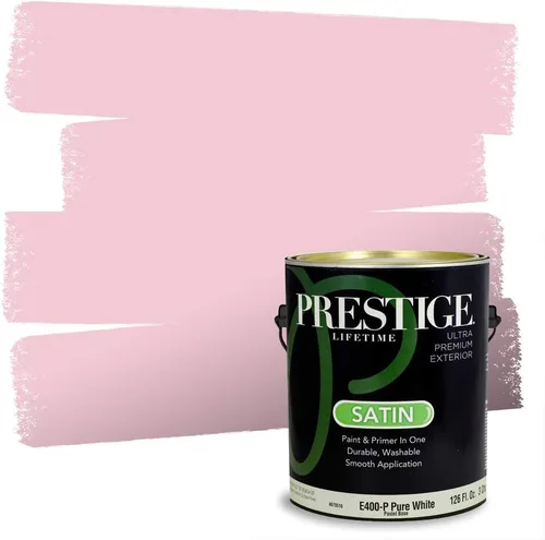 Vista 39 de Prestige Paints E100-T-SW6591 Pintura exterior e imprimación en uno, 1 galón, plano, combinación comparable de Sherwin Williams Amaryllis, 1 galón