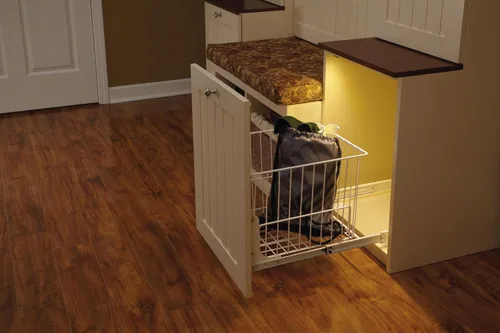 Vista 3 de REV-A-SHELF Cesta extraíble de alambre de acero para aplicaciones de tocador/armario