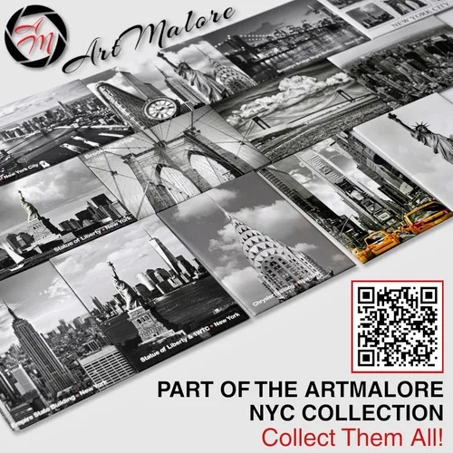 Vista 8 de Brooklyn Bridge Night Reflection Panorama – Imán de recuerdo fotográfico de la ciudad de Nueva York, imán de metal para nevera de Nueva York