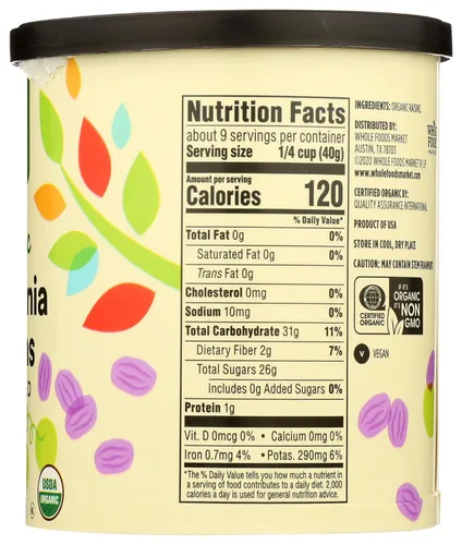 Vista 2 de 365 por Whole Foods Market, pasas orgánicas, 12 onzas