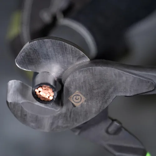 Vista 6 de Greenlee 727 Cortador de cables de mano de 9-3/4" para cables de cobre y aluminio hasta 2/0, 2.756 in cuadrados