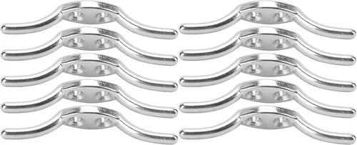 Vista 4 de Gancho de cuerda, 2 pulgadas de acero inoxidable para barcos de cuerda, gancho para asta de bandera con tornillo de montaje, accesorios para barcos