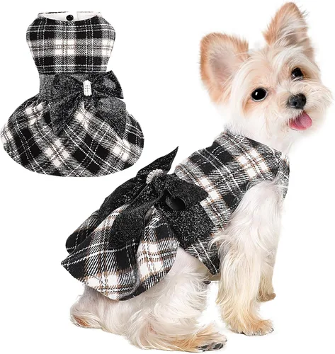 Suéteres para perro, ropa para perros pequeños, niño y niña, vestido de otoño para cachorro, forro polar cálido, chihuahua, Yorkie, taza de té,
