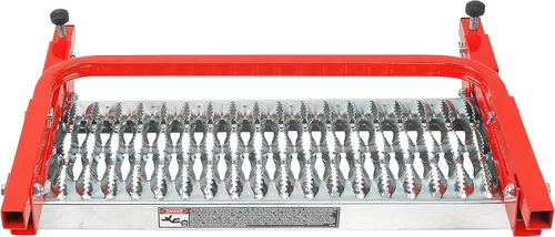 Vista 2 de Powerbuilt Escalón para neumático para camión, SUV, semirremolque, capacidad resistente de 300 lb., superficie de acero antideslizante tipo