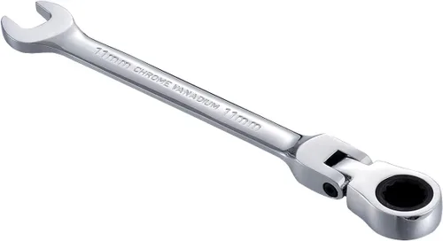 Vista 21 de KATUR Juego de llaves de trinquete de 0.945 in con cabezal giratorio flexible, llave combinada de trinquete, herramienta métrica de acero al cromo