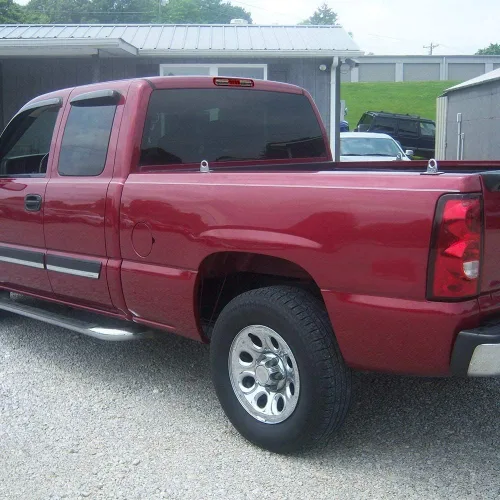 Vista 9 de PIT66 3ª luz de freno LED, compatible con Chevy Silverado 1999-2006/GMC Sierra 1500 2500HD 3500 1999-2006 + lente roja y ahumada