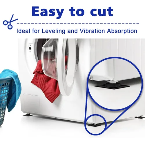 Vista 6 de Hoja de goma de silicona, resistente al calor, resistente, acabado liso, 12 x 12 pulgadas, 1/8 pulgadas de grosor para juntas de bricolaje, sellos