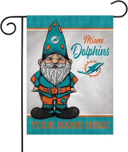 Vista 29 de Rico Industries Bandera de jardín personalizada de gnomo de fútbol de la NFL