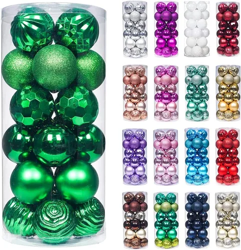 Vista 66 de XmasExp - Bolas de Navidad para colgar (34 unidades, irrompibles)