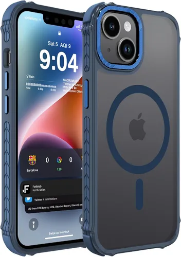 Vista 38 de DEERLAMN Funda Magnética Fuerte para iPhone Air 6.5 Pulgadas, [Compatible con Magsafe] [Protección contra caídas de grado militar] Funda protectora