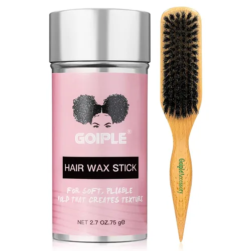 Vista 13 de Juego de 3 piezas de peine para peinar el cabello, cepillo de burlas, cola de rata, peine de borde para cepillado de bordes y espalda, peinar, Negro
