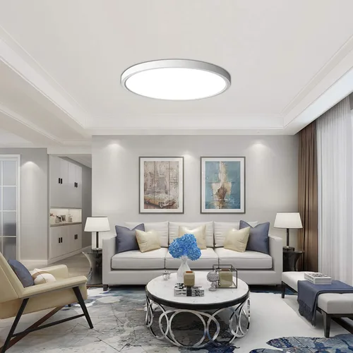Vista 5 de ocioc Lámpara de techo LED de montaje empotrado de 15.7 pulgadas, 24 W, 2400 lúmenes, regulable, 3000 K/4000 K/6500 K seleccionable, accesorio
