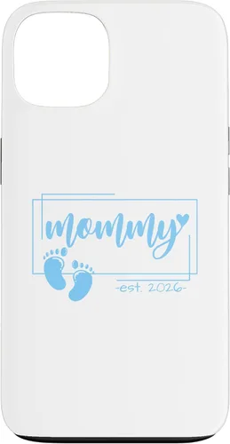 Vista 7 de Mommy Est 2026 Pregnancy Announcement Baby Boy Reveal Case for iPhone 17